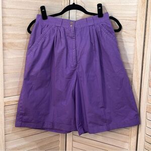 Chrstian Dior Actifs Vintage 80s High Waisted Bermuda Shorts 10 / Small